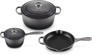 Le Creuset Enameled Cast Iron Signature Cookware Set, 5 pc. , Oyster