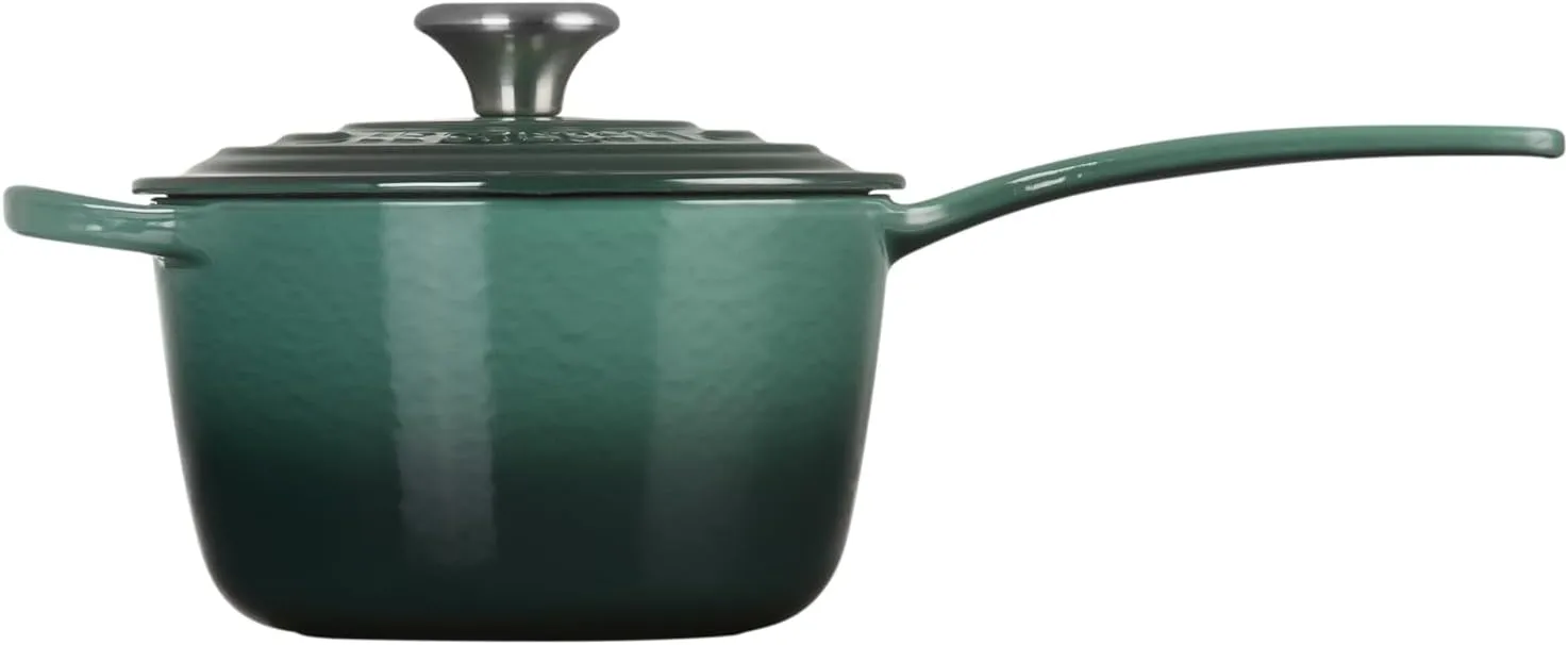 Le Creuset Enameled Cast Iron Signature Saucepan, 1.75 qt., Artichaut