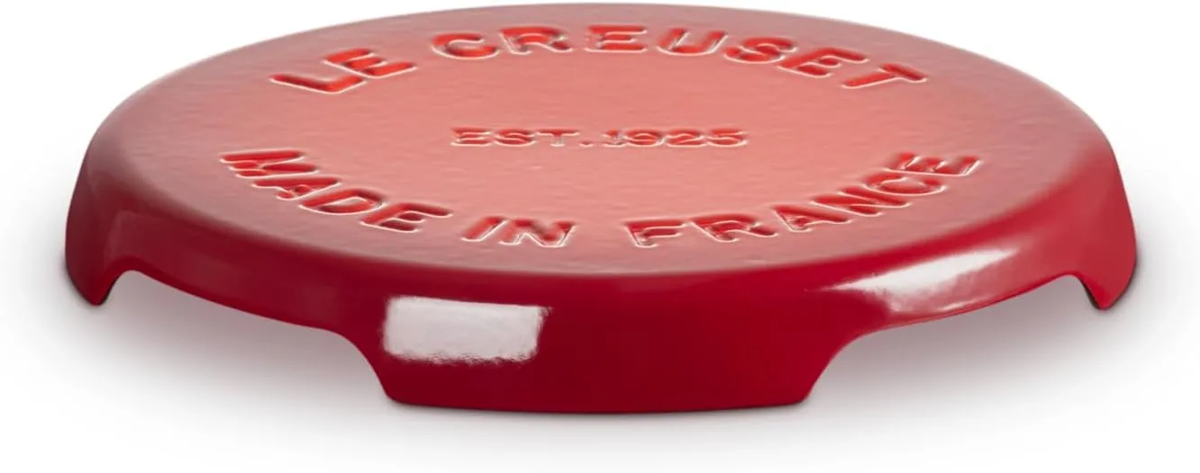Le Creuset Enameled Cast Iron Signature Trivet, 8.8", Cerise