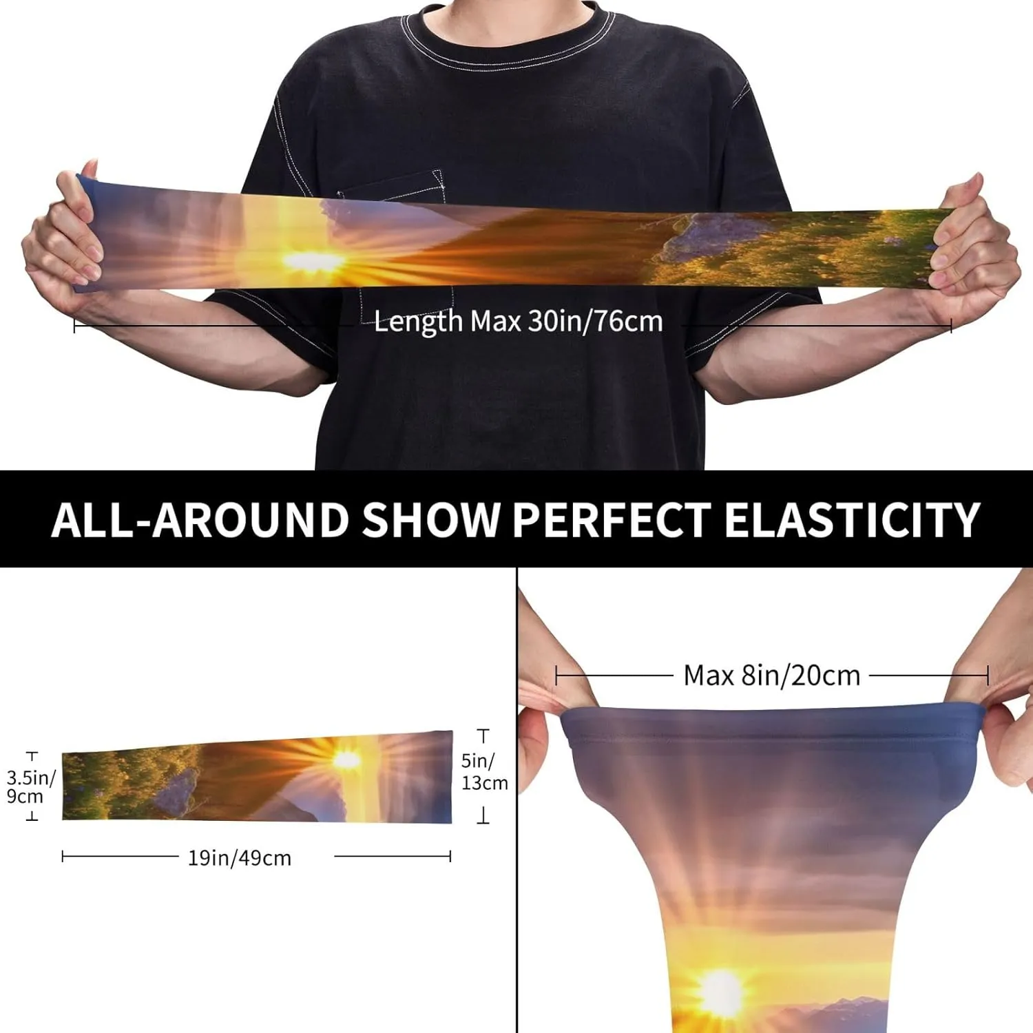 Leaves and frog Arm Sleeves for Men Women Cooling Sleeves Compression Arm Sleeve UV Blocking Protection Sleeve