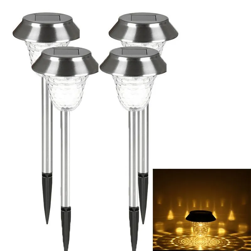 LED Waterproof Solar Lamp Outdoor Solar Garden Lantern Pathway Lights Landscape Light For Lawn Patio Yard Walkway Decoration
