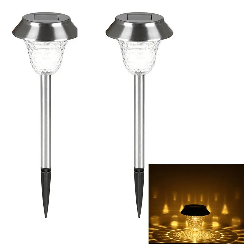 LED Waterproof Solar Lamp Outdoor Solar Garden Lantern Pathway Lights Landscape Light For Lawn Patio Yard Walkway Decoration