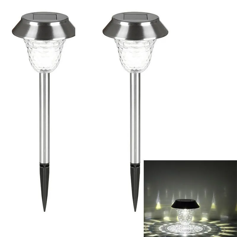 LED Waterproof Solar Lamp Outdoor Solar Garden Lantern Pathway Lights Landscape Light For Lawn Patio Yard Walkway Decoration