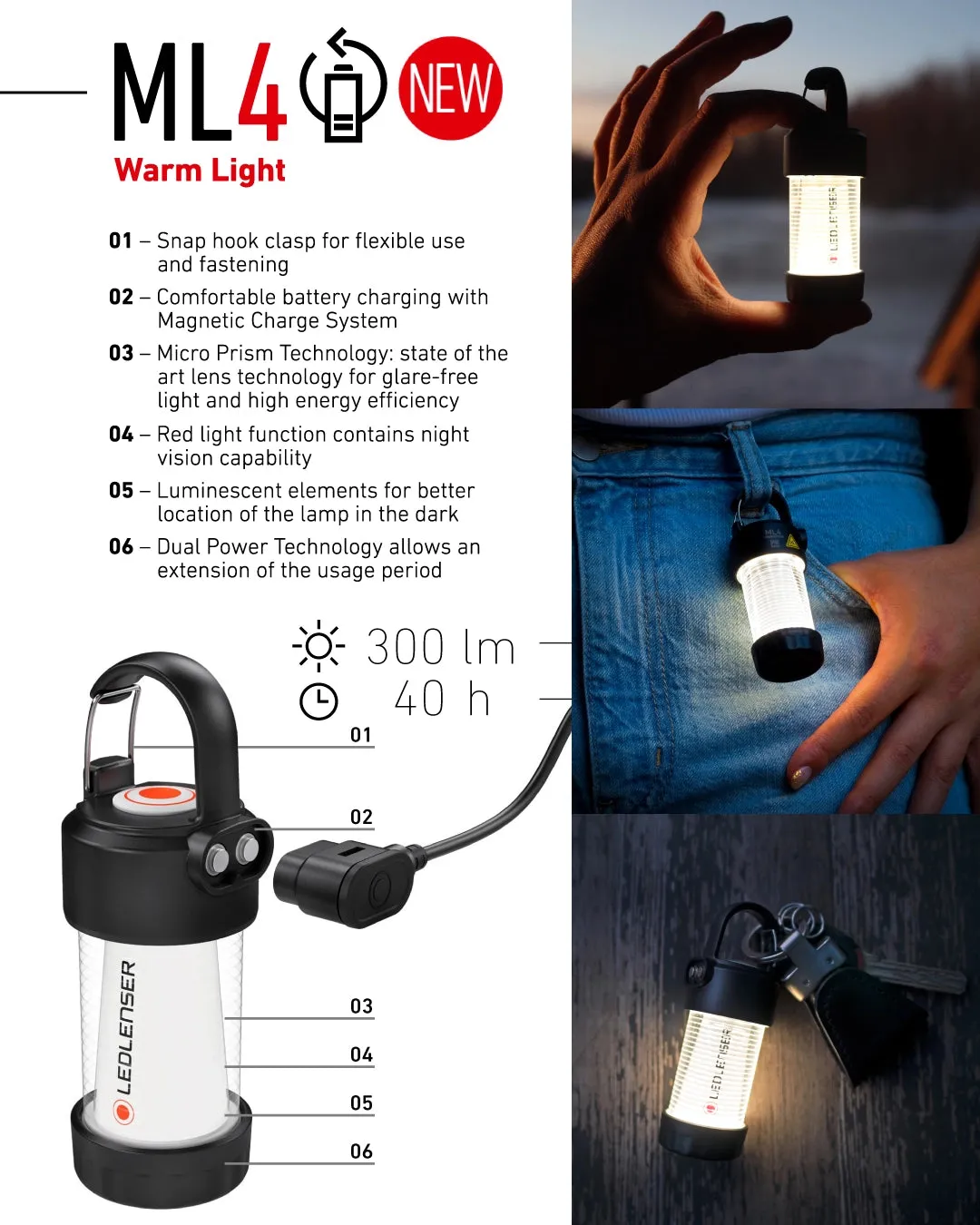 LEDLENSER ML4 Warm