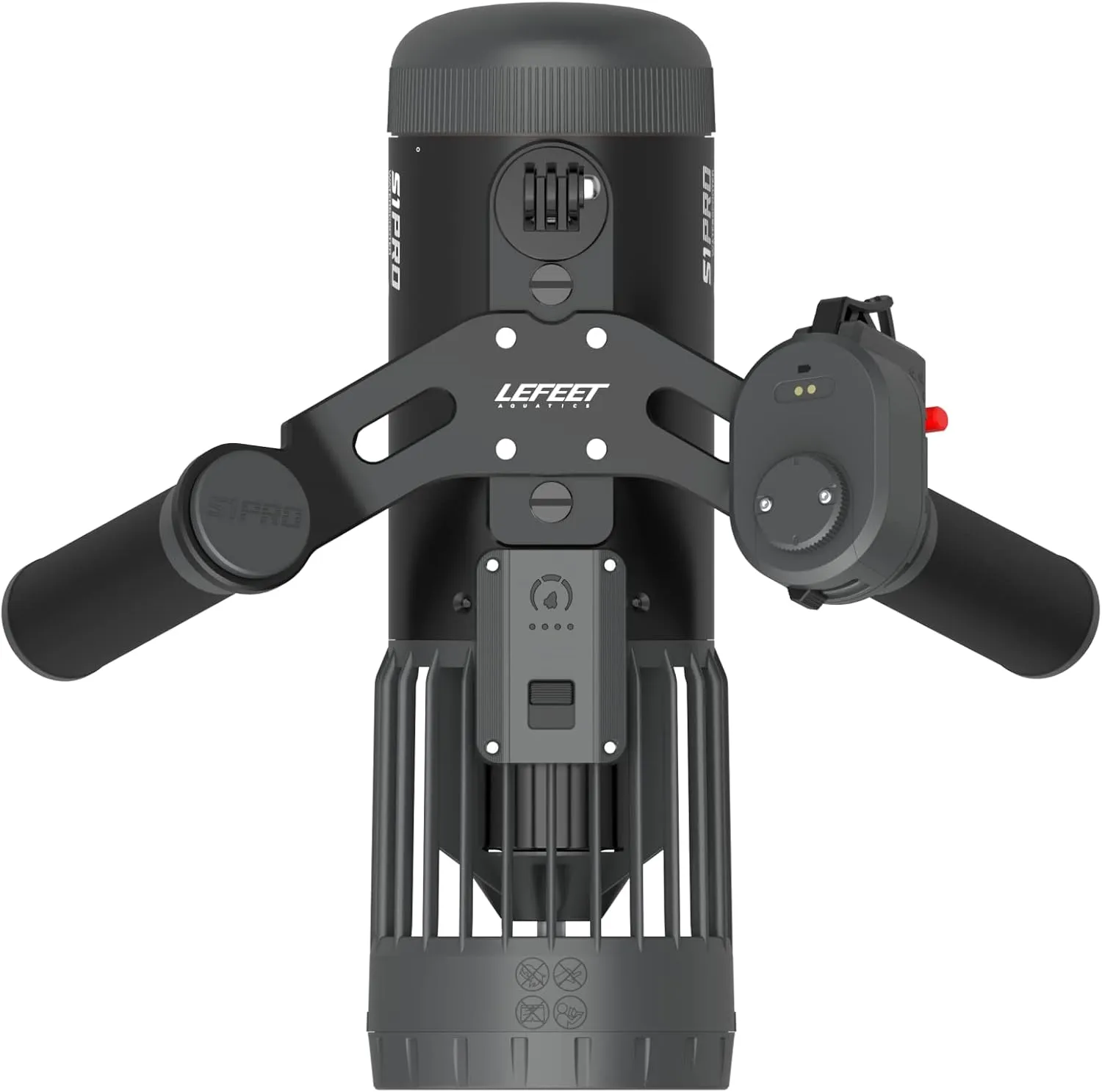 LEFEET Underwater Scooter S1 Pro, 3 Speed Adjustments, Max Speed 6.5km/h ，Modular Sea Scooter with Action Camera Mount, 40M Depth Rating for Water Sports Diving, Snorkeling, Swimming, Freediving