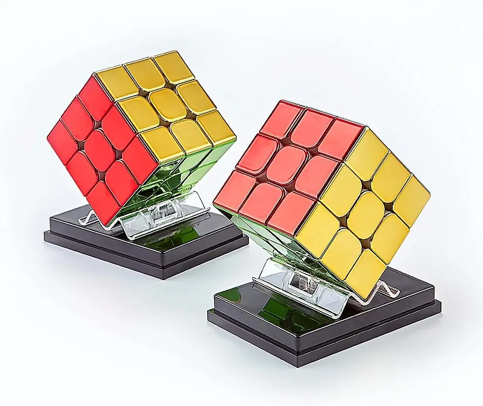 LiangCuber Cyclone Boys 3x3 Magnetic Speed Cube Stickerless Mirror Reflective Cube 3x3x3 Shiny Cube Puzzle (56mm/1PCS)