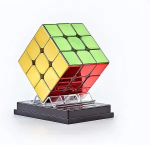 LiangCuber Cyclone Boys 3x3 Magnetic Speed Cube Stickerless Mirror Reflective Cube 3x3x3 Shiny Cube Puzzle (56mm/1PCS)