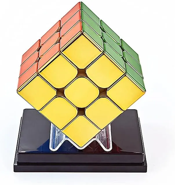 LiangCuber Cyclone Boys 3x3 Magnetic Speed Cube Stickerless Mirror Reflective Cube 3x3x3 Shiny Cube Puzzle (56mm/1PCS)