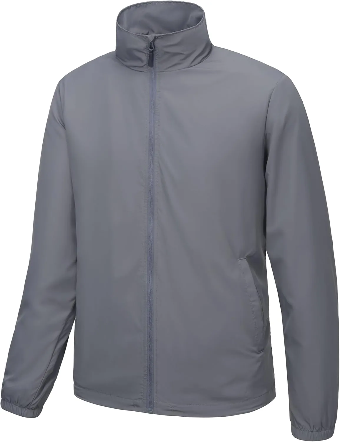 Little Donkey Andy Men’s Lightweight Breathable Windbreaker Golf Jacket UPF50  Windproof Outdoor Running Coat