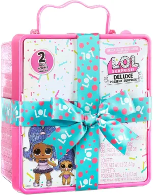 L.O.L. Surprise! Deluxe Present Surprise™ Series 2 Slumber Party Theme with Exclusive Doll & Lil Sister