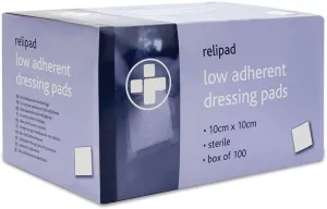 Low Adherent Pad Dressing - 10 x 10cm (Pack of 5)