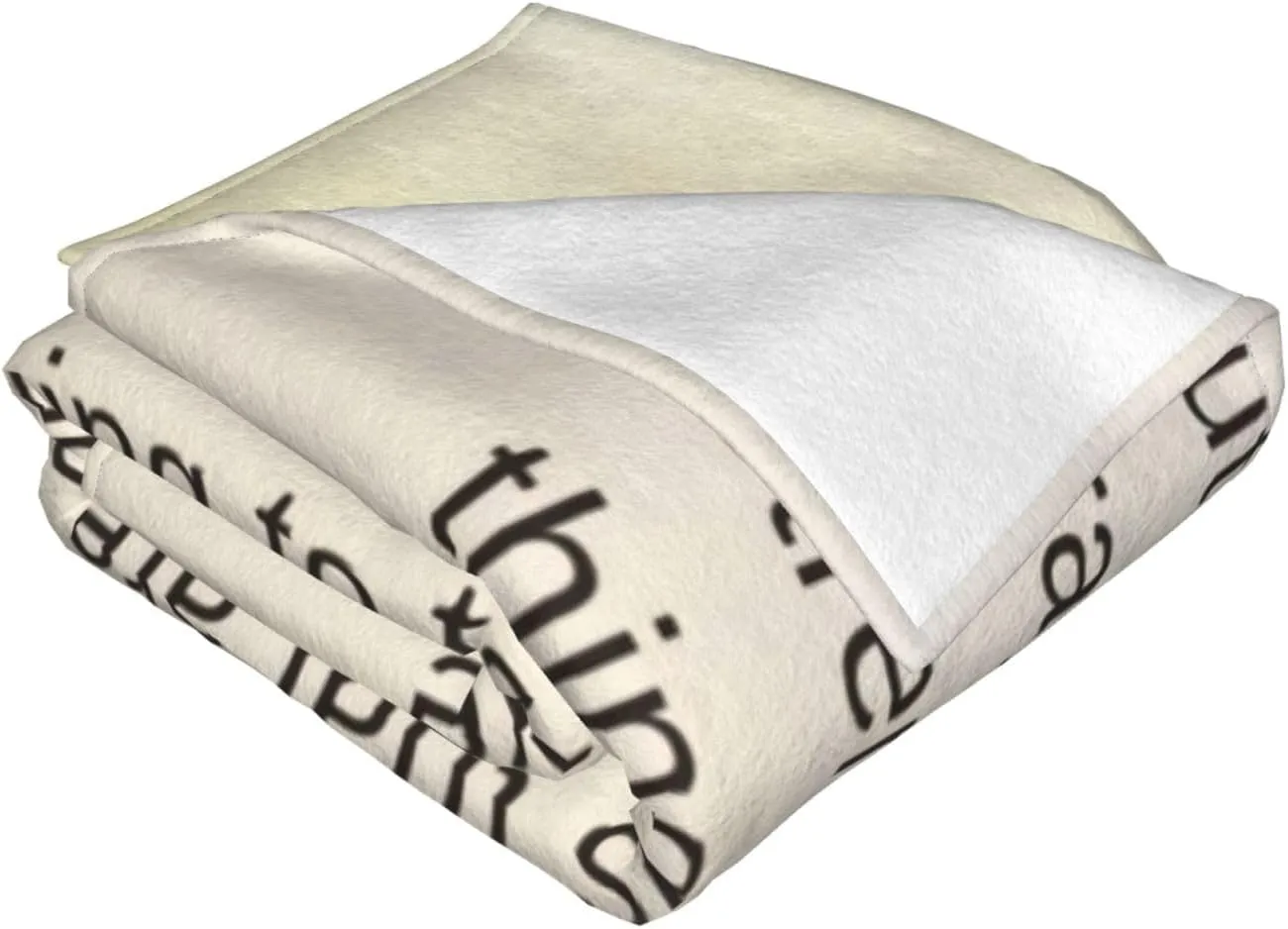 Luke 21:36 60"X50" Flannel Blanket - 100% Soft Polyester, Lightweight and Warm, Suitable for Families, Camping, Travel