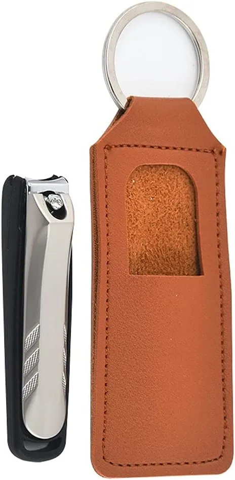 LUNIZ Manicure Set Stainless Steel Nail Clippers Personal Care Manicure Portable Mini Pack Travel Single Pack Men Manicure Nail Clippers Kit (Color : A)