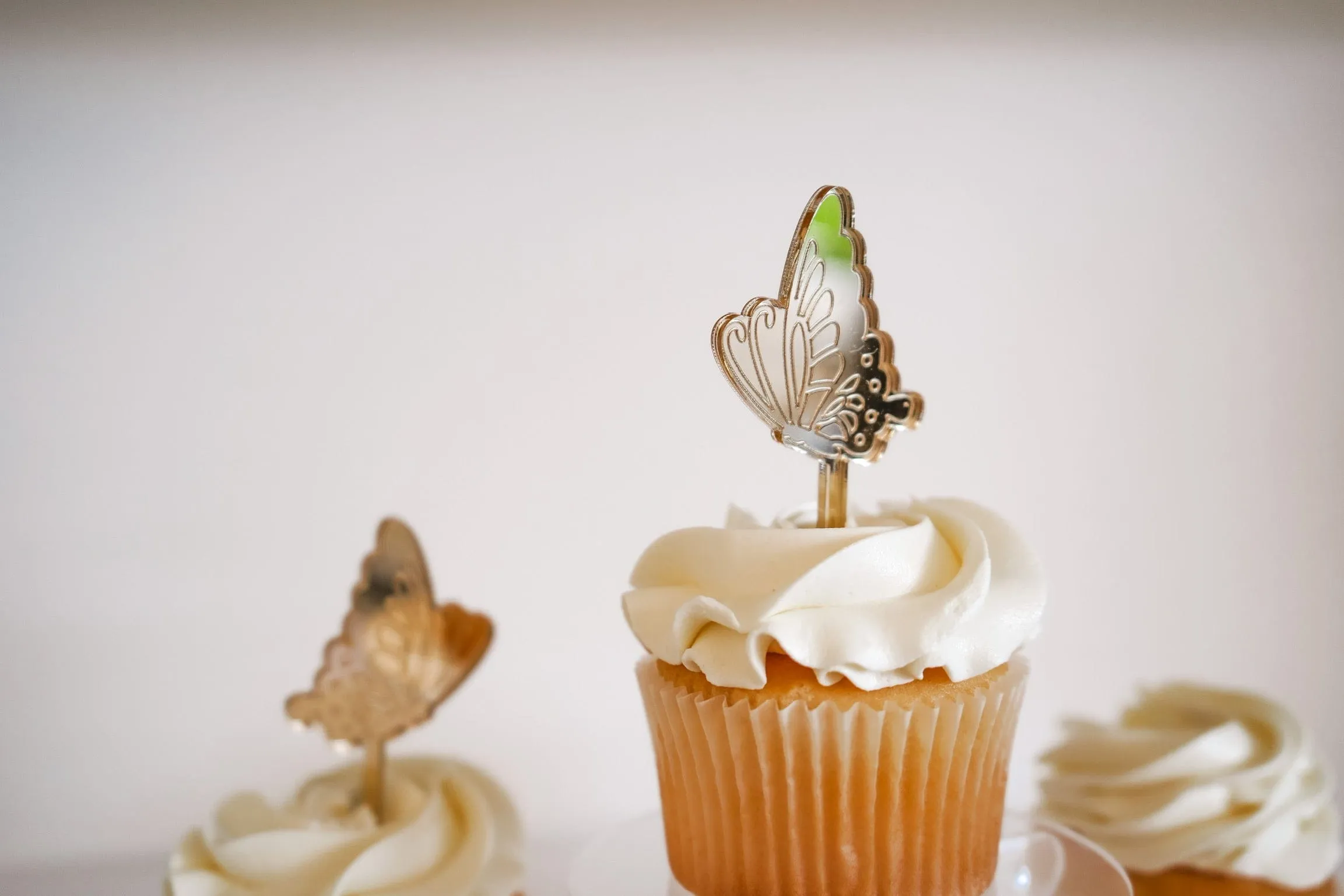 Lux Butterfly Cupcake Toppers