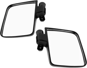 Luxshiny 1 Set High Definition Rear View Side Mirrors for Golf Carts Wide Angle Vision Easy Installation Durable Automotive Safety Mirror for Enhanced Driving Experience