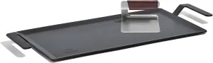 Made In Cookware - Carbon Steel Griddle   Grill Press - (Like Cast Iron, but Better) - Professional Cookware - Crafted in Sweden - Induction Compatible