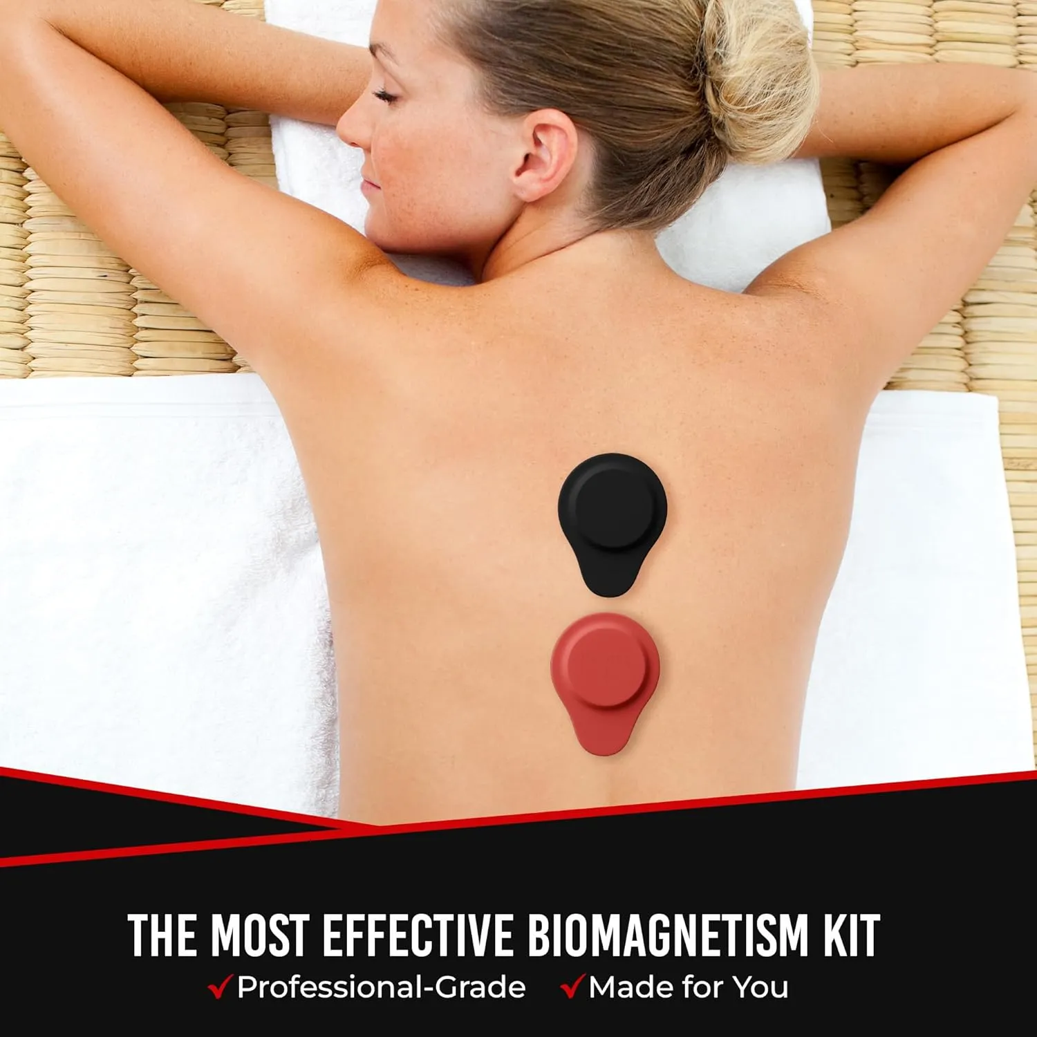 MagnetRX® Neodymium Biomagnetic Magnet Kit – Imanes para Biomagnetismo Médico – Dr Goiz Biomagnetic Therapy Magnets for Bio Magnet Pair – Biomagnetism Magnets with Silicone Covers (Large | 2 Units)