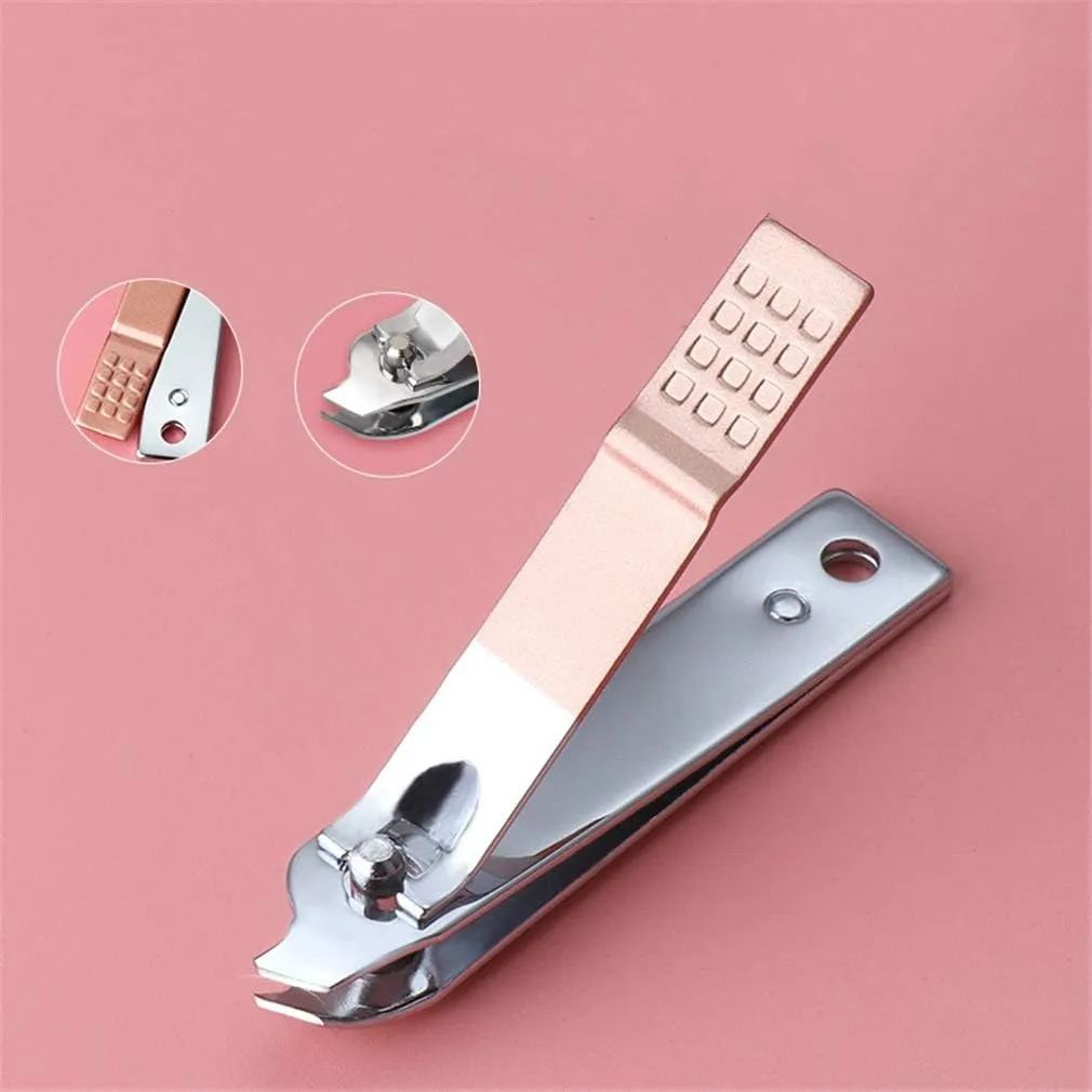 Manicure Set Nail Clippers Pedicure Kit (Black/Gold) 7 Pieces Professional Nail Clippers Kit Pedicure Care Tools Grooming Kit Manicure Tool, with Case for Travel (Gold)
