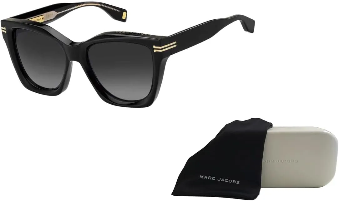 Marc Jacobs MJ1000/S Square Sunglasses for Women   BUNDLE with Designer iWear Eyewear Kit…