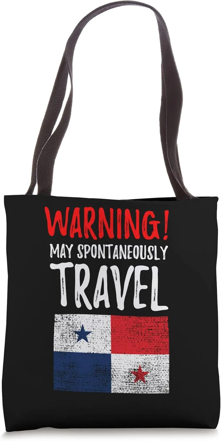 May Spontaneously Travel Panama Panaman Tote Bag