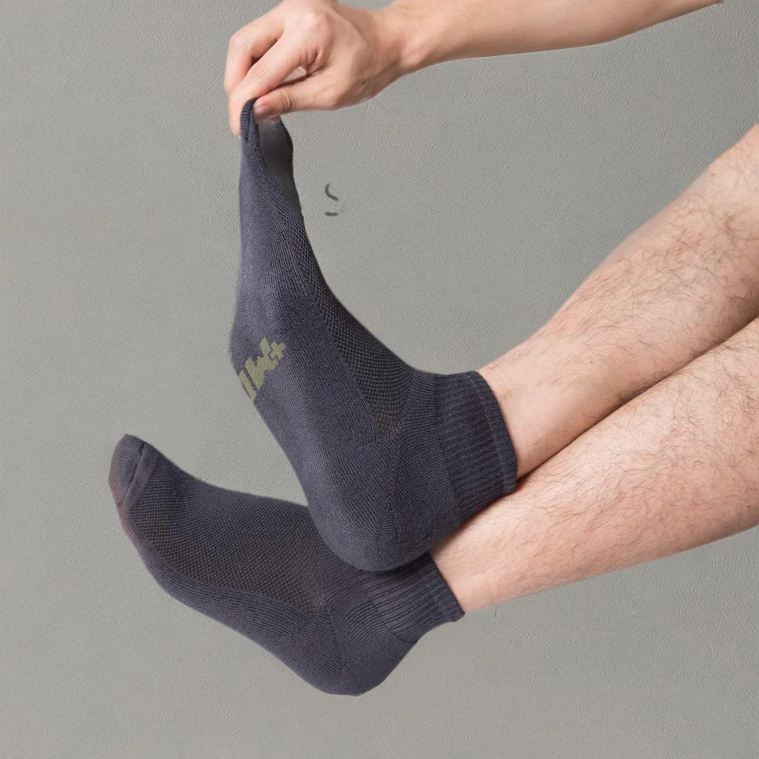  MD 6 Pairs Ankle Socks for Women and Men, Bamboo Viscose Smell Control Cushioned Sole Casual Athletic Socks