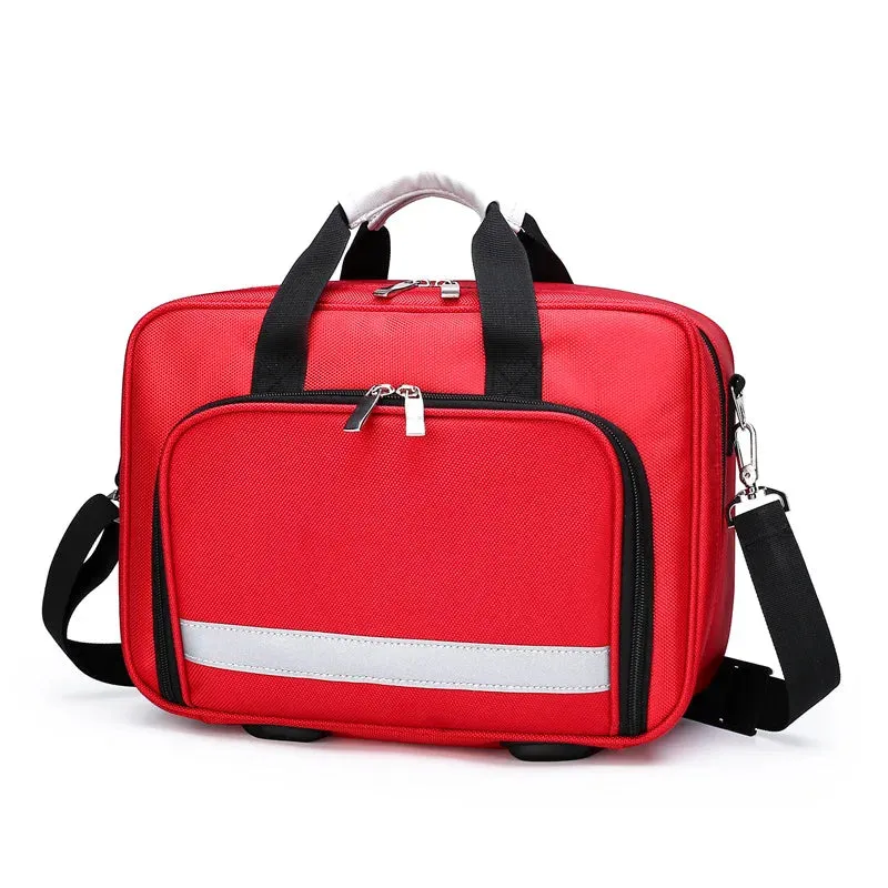 Medical First Aid Bag Empty EMSWaterproof Nylon Emergency Portable Backpack for Outdoor Travel Students Rescue