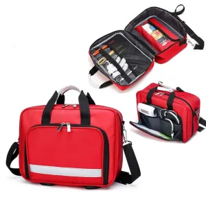 Medical First Aid Bag Empty EMSWaterproof Nylon Emergency Portable Backpack for Outdoor Travel Students Rescue