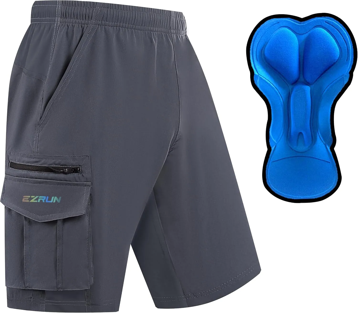 Men's Mountain Bike Shorts 3D Padded Bicycle Biking Shorts Quick Dry Lightweight MTB Cycling Shorts