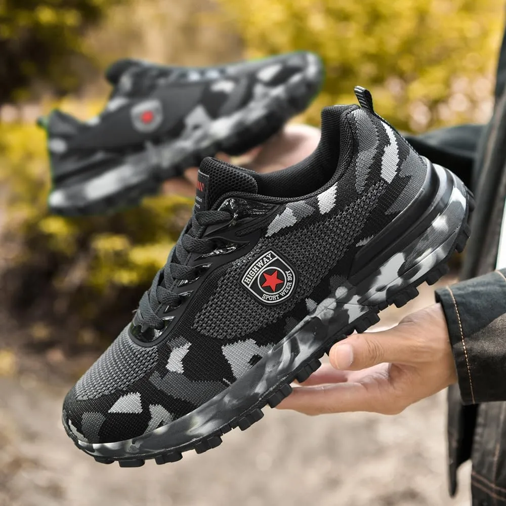 Men's Running Shoes - Lightweight Trail Sneakers for Men, Comfortable Athletic Footwear for Hiking and Workouts, Stylish Fashion Sneakers for Everyday Us