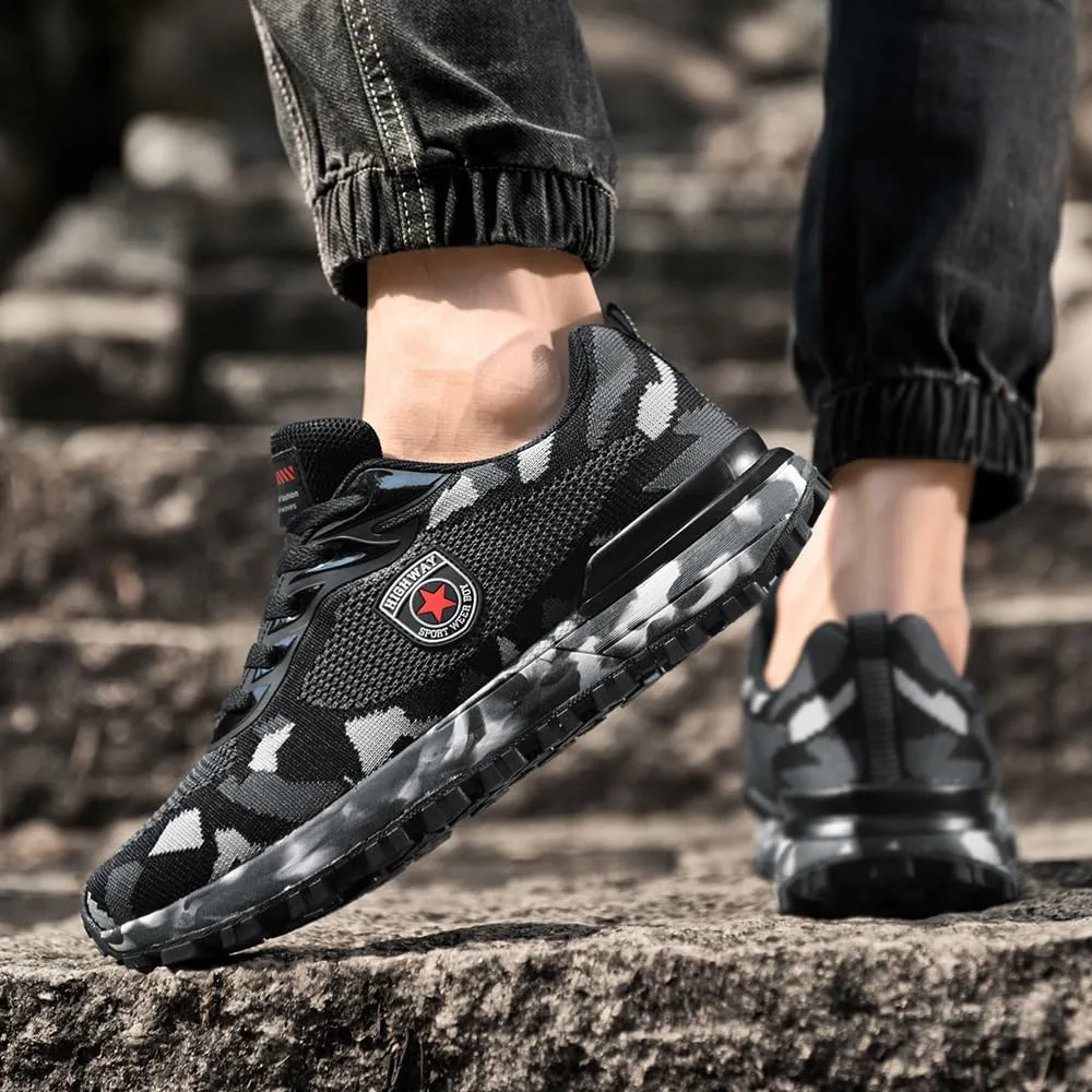 Men's Running Shoes - Lightweight Trail Sneakers for Men, Comfortable Athletic Footwear for Hiking and Workouts, Stylish Fashion Sneakers for Everyday Us