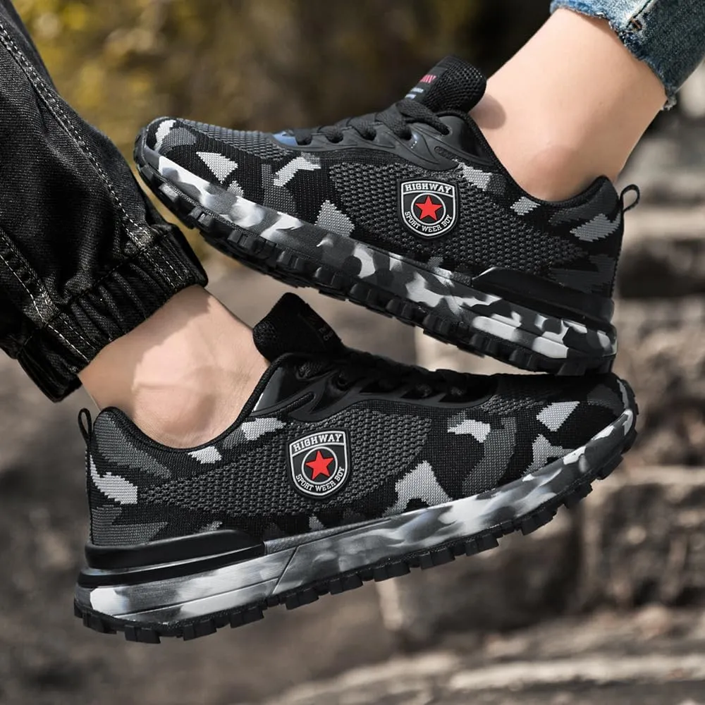 Men's Running Shoes - Lightweight Trail Sneakers for Men, Comfortable Athletic Footwear for Hiking and Workouts, Stylish Fashion Sneakers for Everyday Us