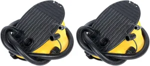 MERRYHAPY 2pcs Portable Bellows Foot Pump for Quick Inflation and Deflation of Inflatables Includes Adapters for Air Mattresses Yoga Balls and Camping Gear Easy to Carry and Store