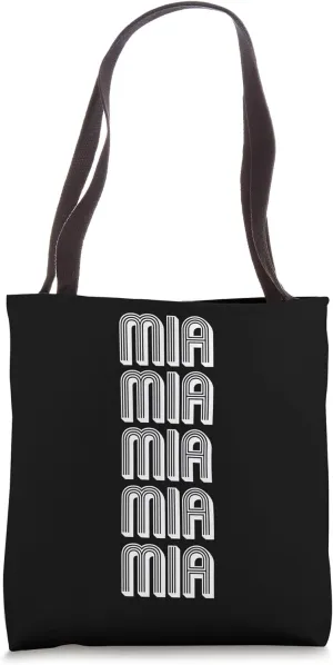 MIA Miami Airport Travel Tote Bag