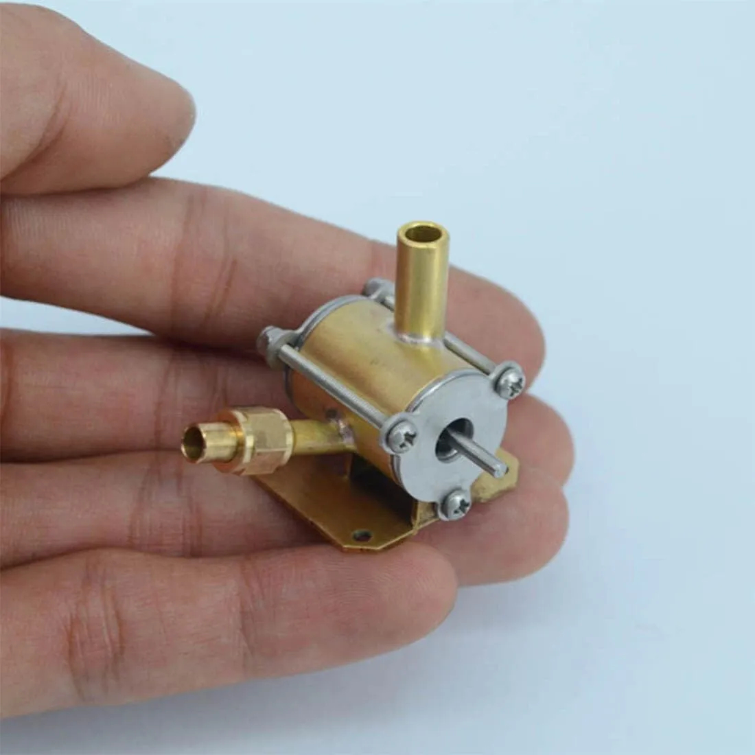 Mini Steam Engine Model Kit, High-Speed All-Metal Steam Turbine Engine, Physics Experiment Set for Adults