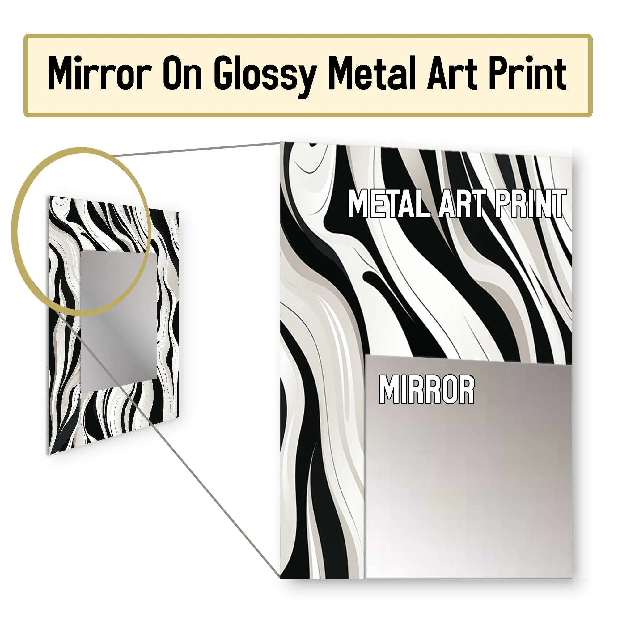 Minimalist Sophistication - Abstract Wall Mirror
