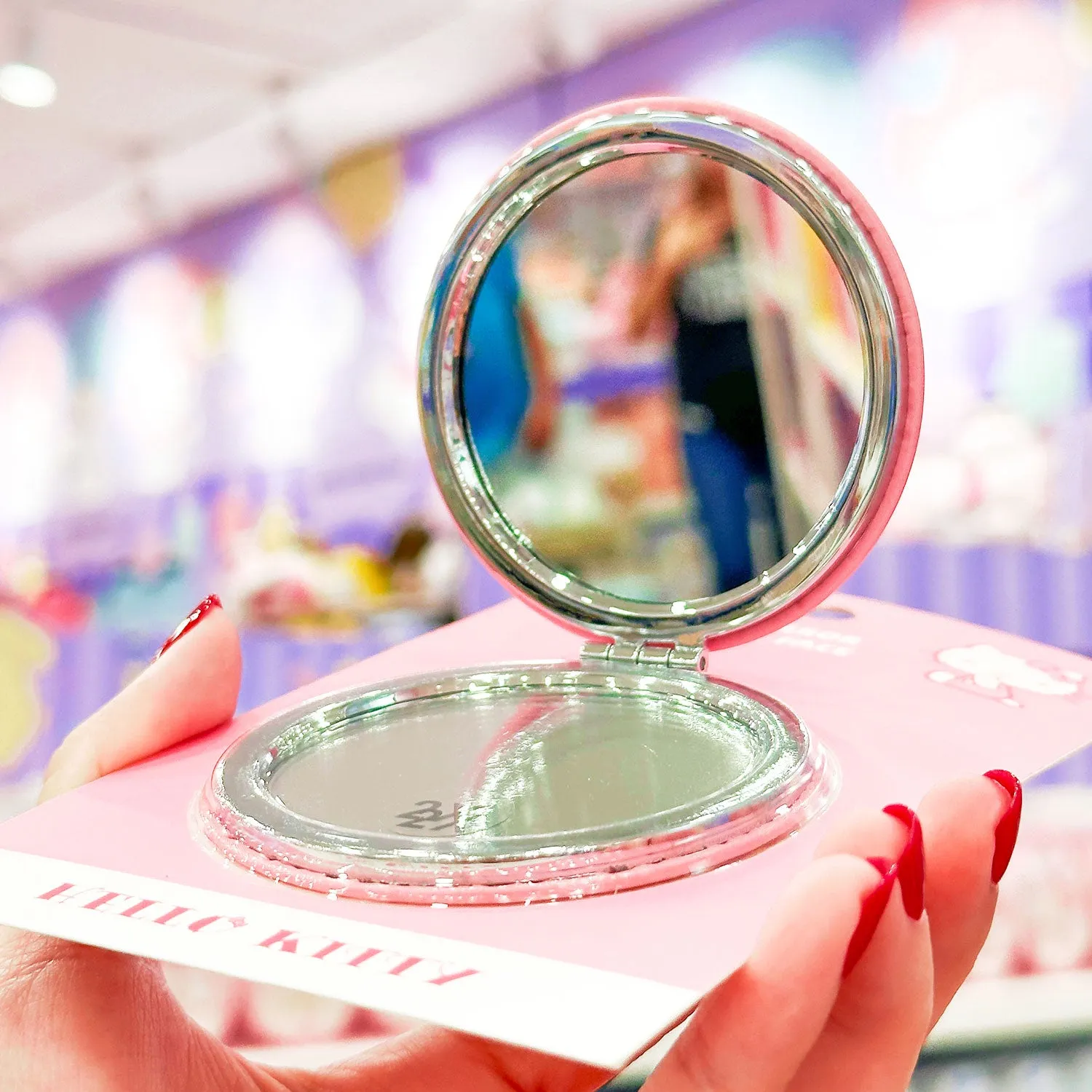 MINISO Hello Kitty Beauty Diary Series Dual-Sided Mirror