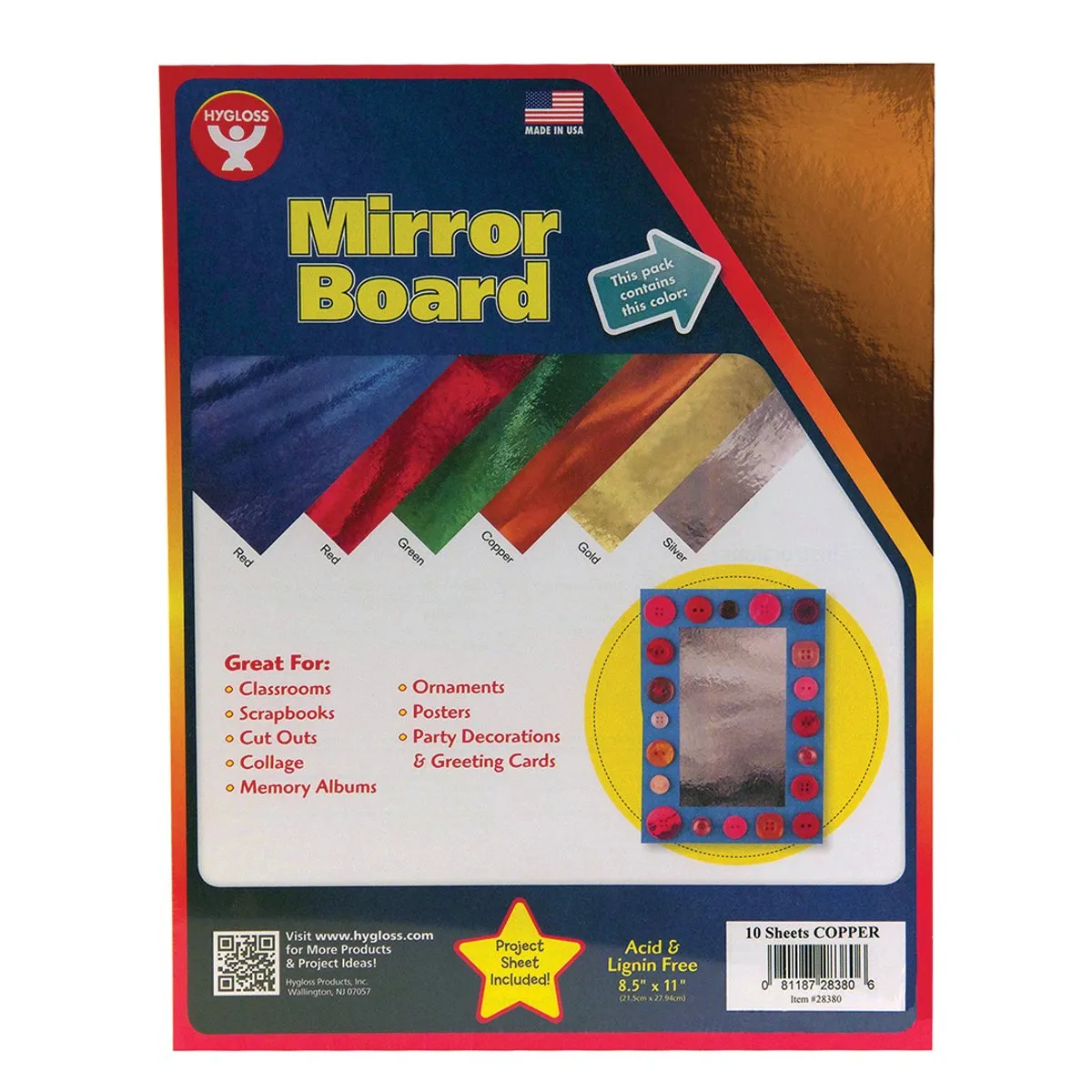 Mirror Board Sheets