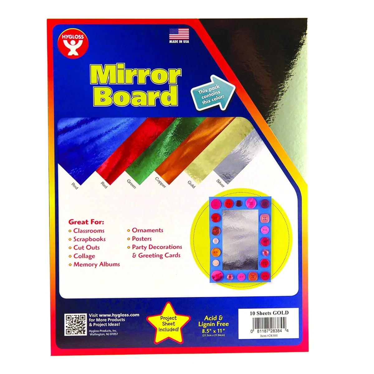 Mirror Board Sheets