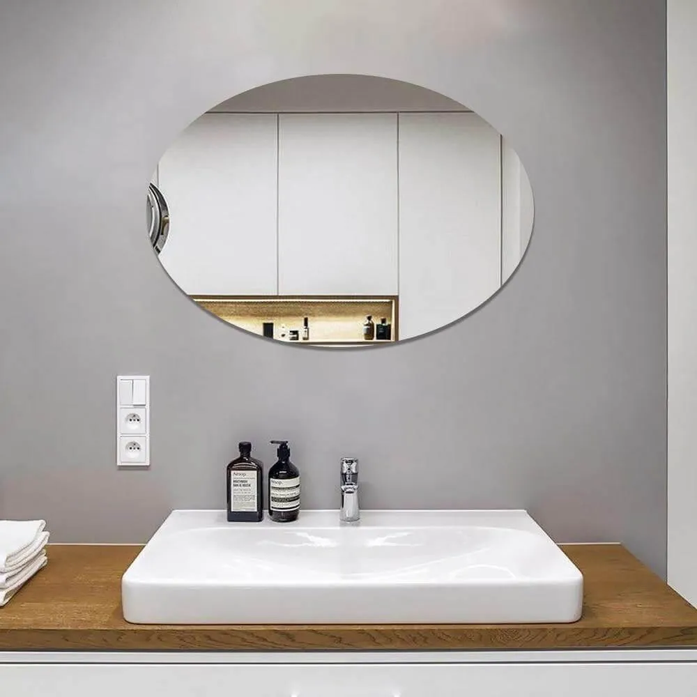 Mirror Wall Decal - Reflective Home Decor Sticker