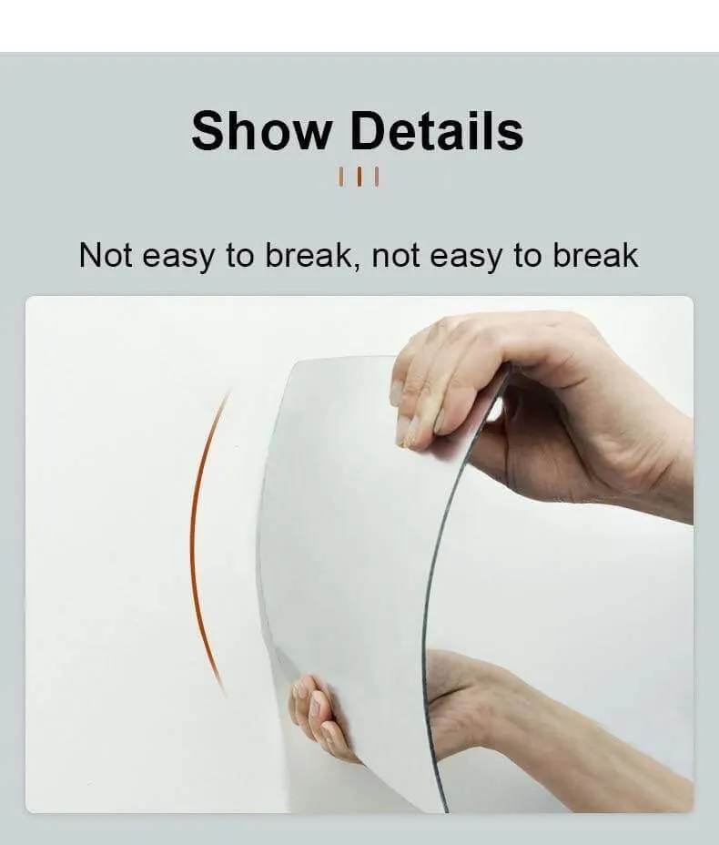 Mirror Wall Decal - Reflective Home Decor Sticker