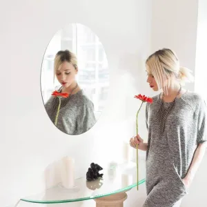Mirror Wall Decal - Reflective Home Decor Sticker