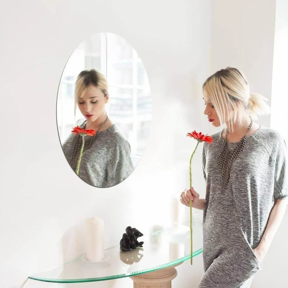 Mirror Wall Decal - Reflective Home Decor Sticker
