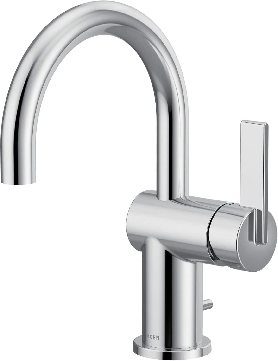 Moen 6221 CIA Collection Single Handle Bathroom Sink Faucet, Chrome