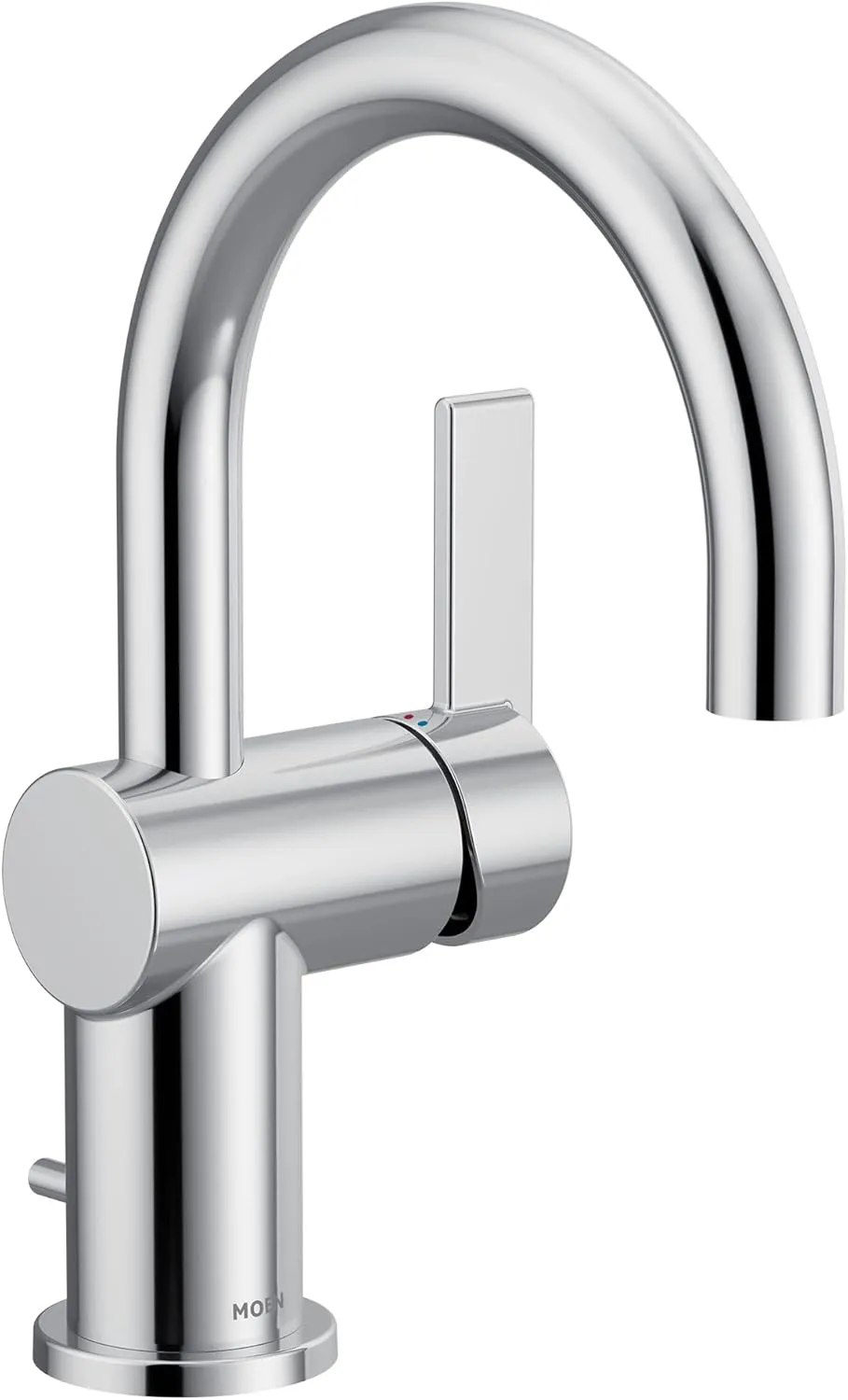 Moen 6221 CIA Collection Single Handle Bathroom Sink Faucet, Chrome
