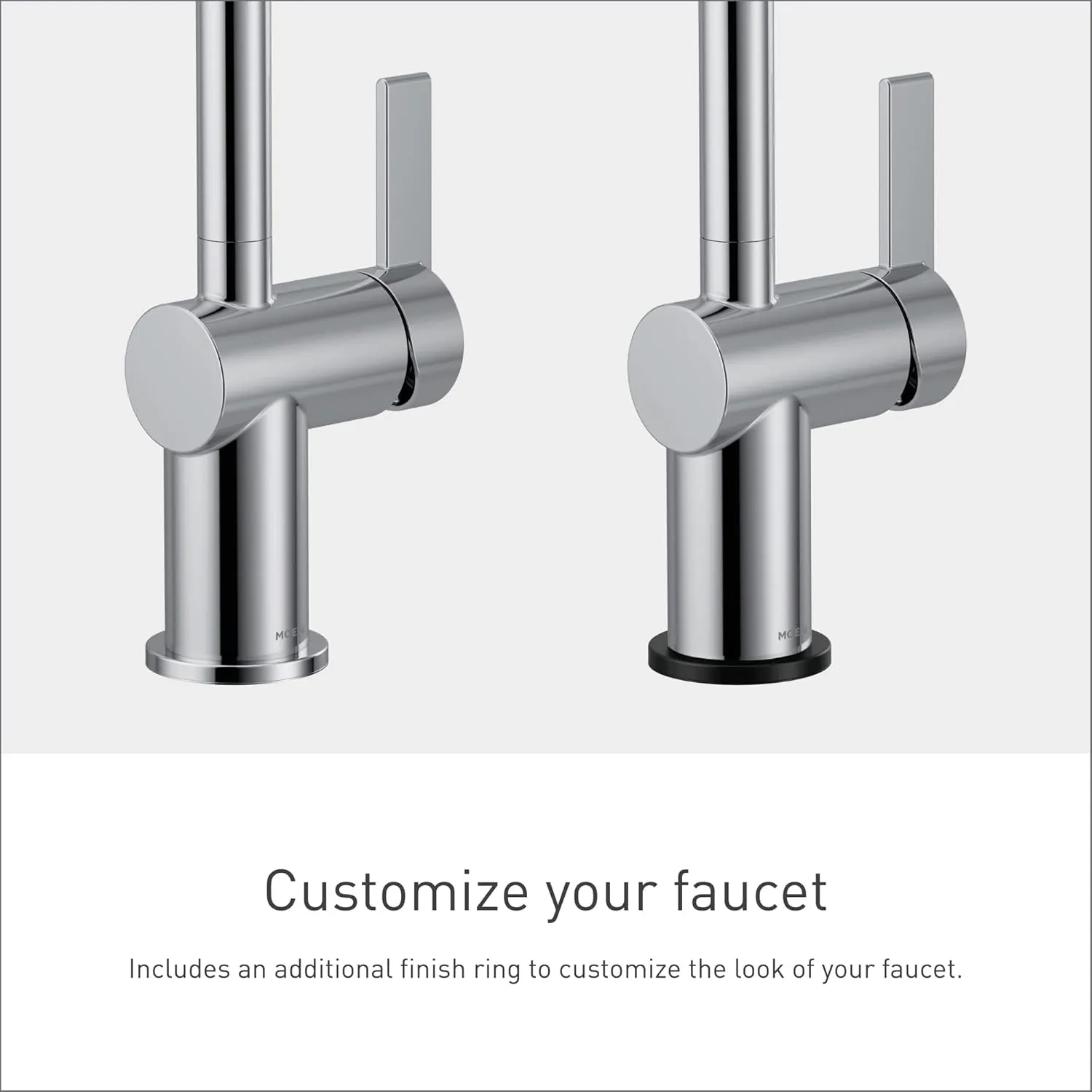 Moen 6221 CIA Collection Single Handle Bathroom Sink Faucet, Chrome