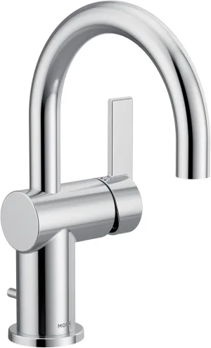 Moen 6221 CIA Collection Single Handle Bathroom Sink Faucet, Chrome