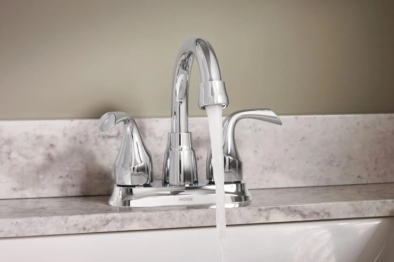 Moen 84115 Idora Bathroom Sink Faucet, 4-Inch Centerset, Chrome