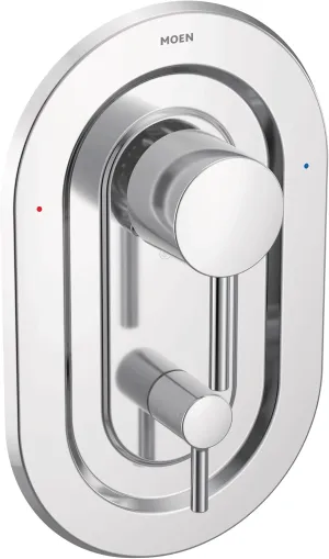 Moen Align Chrome Posi-Temp Shower Valve with Built-in 3-Function Transfer Valve Trim Kit, Valve Required, T2190