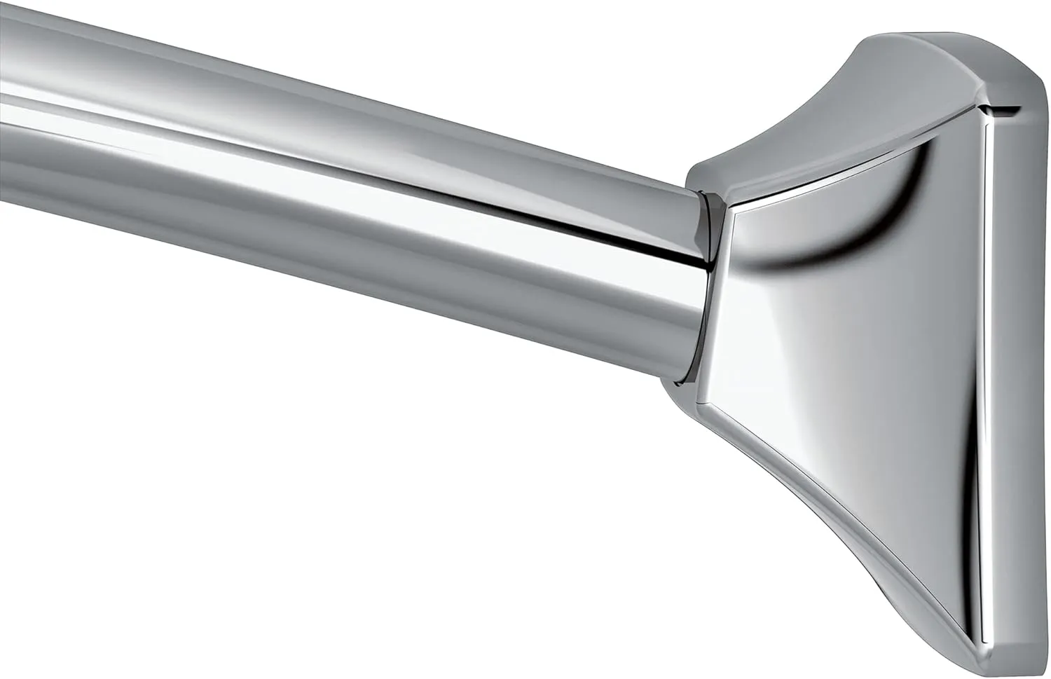 Moen CSR2164CH 60-Inch to 72-Inch Permanent Mount Adjustable Curved Shower Rod, Chrome
