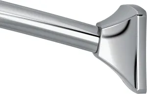 Moen CSR2164CH 60-Inch to 72-Inch Permanent Mount Adjustable Curved Shower Rod, Chrome